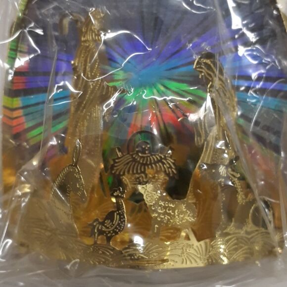 3 pc bundle of brass filligree Ornaments. - Picture 10 of 14